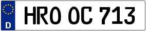 Truck License Plate